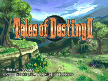 Tales of Destiny 2 (US) screen shot title